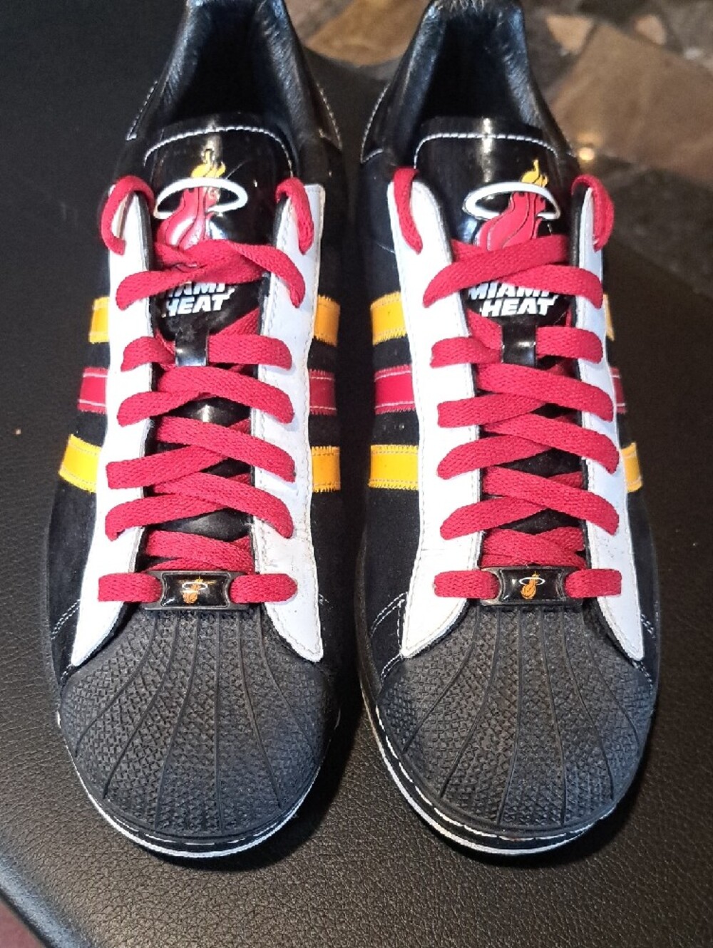 Adidas X Miami Heat Superstar NBA  Sneakers 11 - Picture 7 of 10